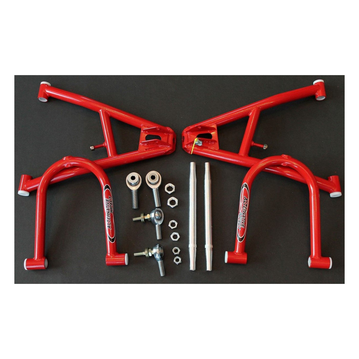 Alternative Impact 36" True Clearance Chromoly A-Arm Kit, Polaris RMK AXYS / Matryx 2016–2026, Red