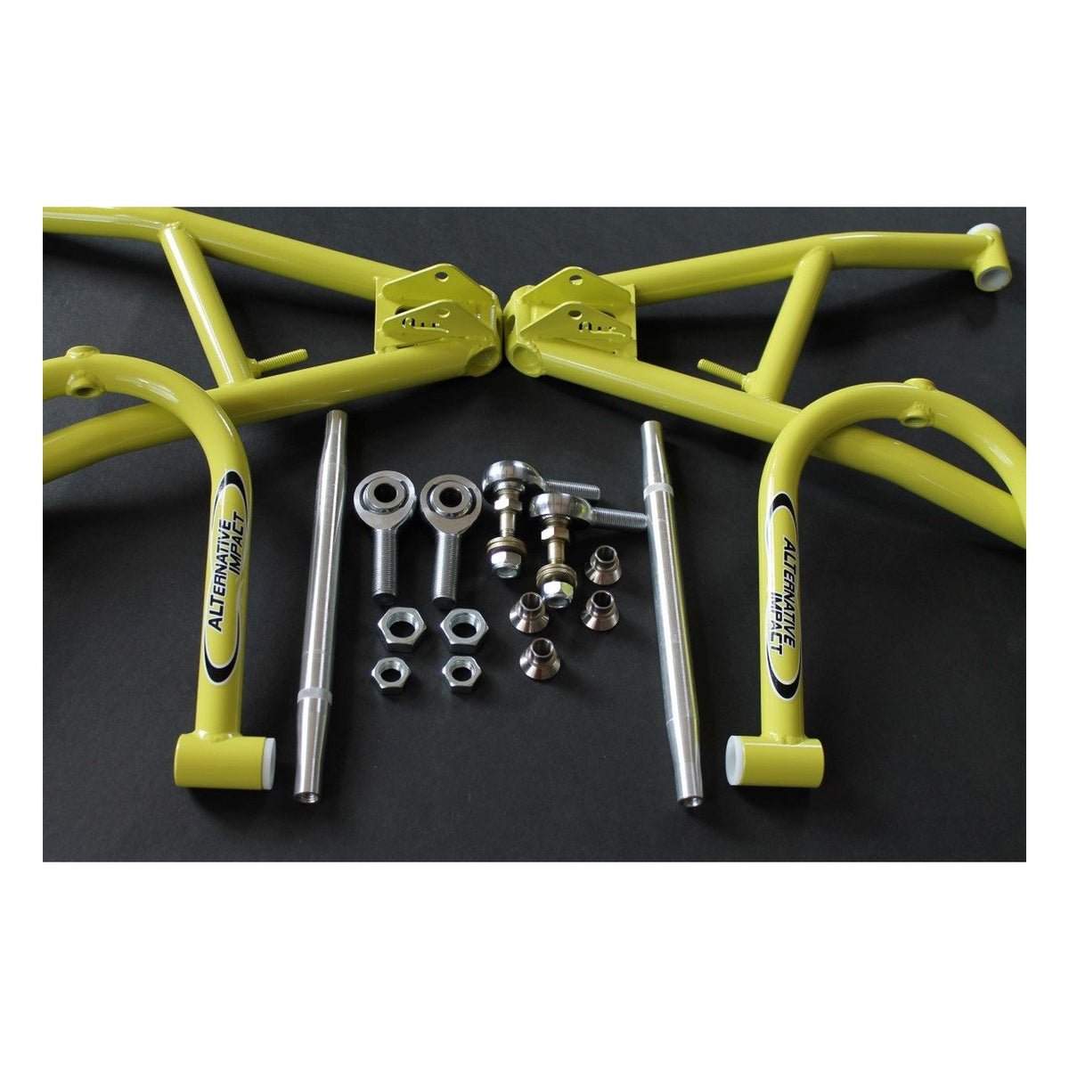 Alternative Impact 39" True Clearance Chromoly A-Arm Kit, Polaris RMK AXYS / Matryx 2016–2025, Lime Squeeze