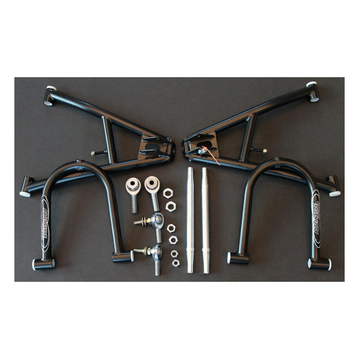 Alternative Impact 39" True Clearance Chromoly A-Arm Kit, Polaris RMK AXYS / Matryx 2016–2025, Matte Black