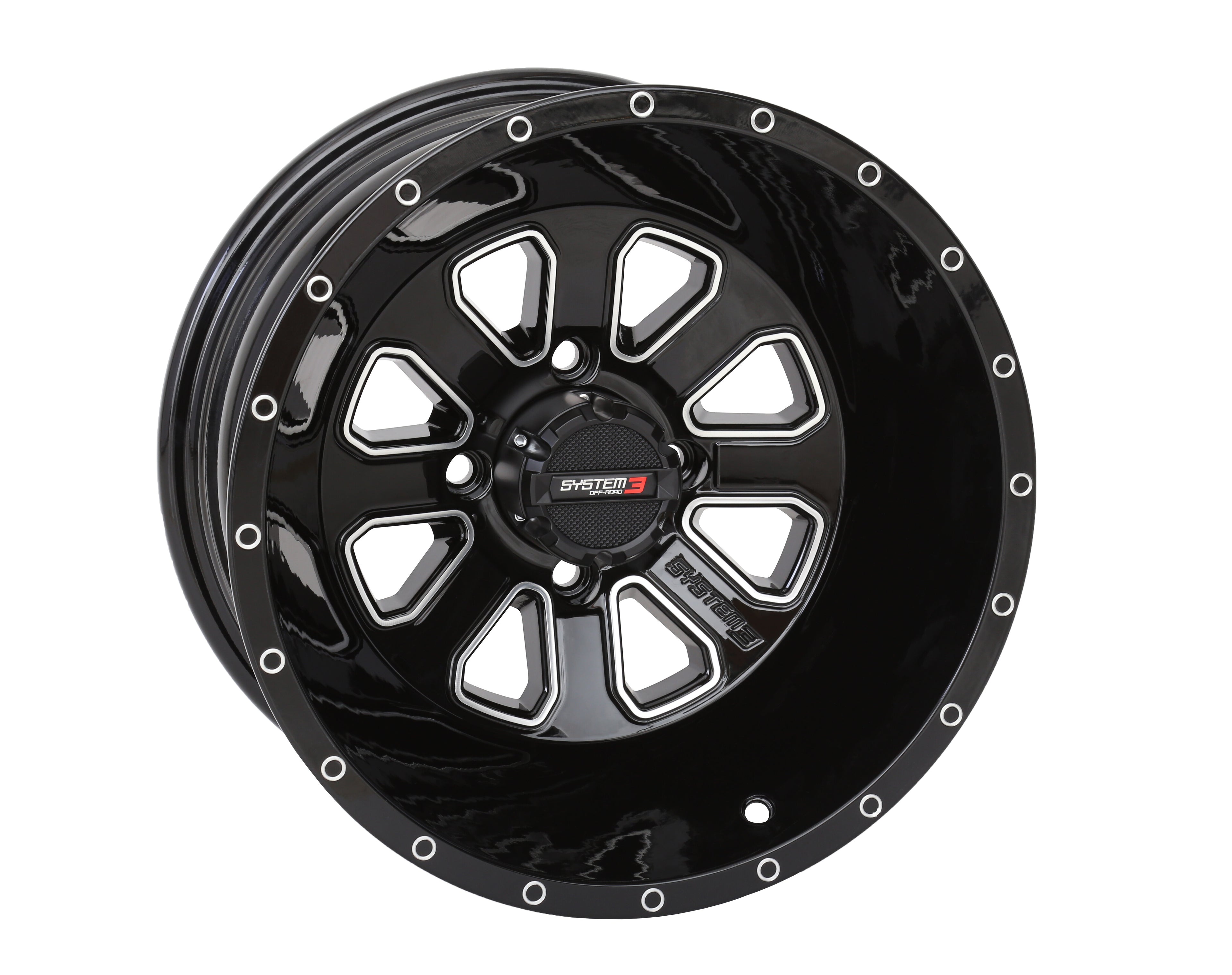 St4 Wheel 14X7 2+5 (-47Mm) 4/110 Gloss Black/Machined