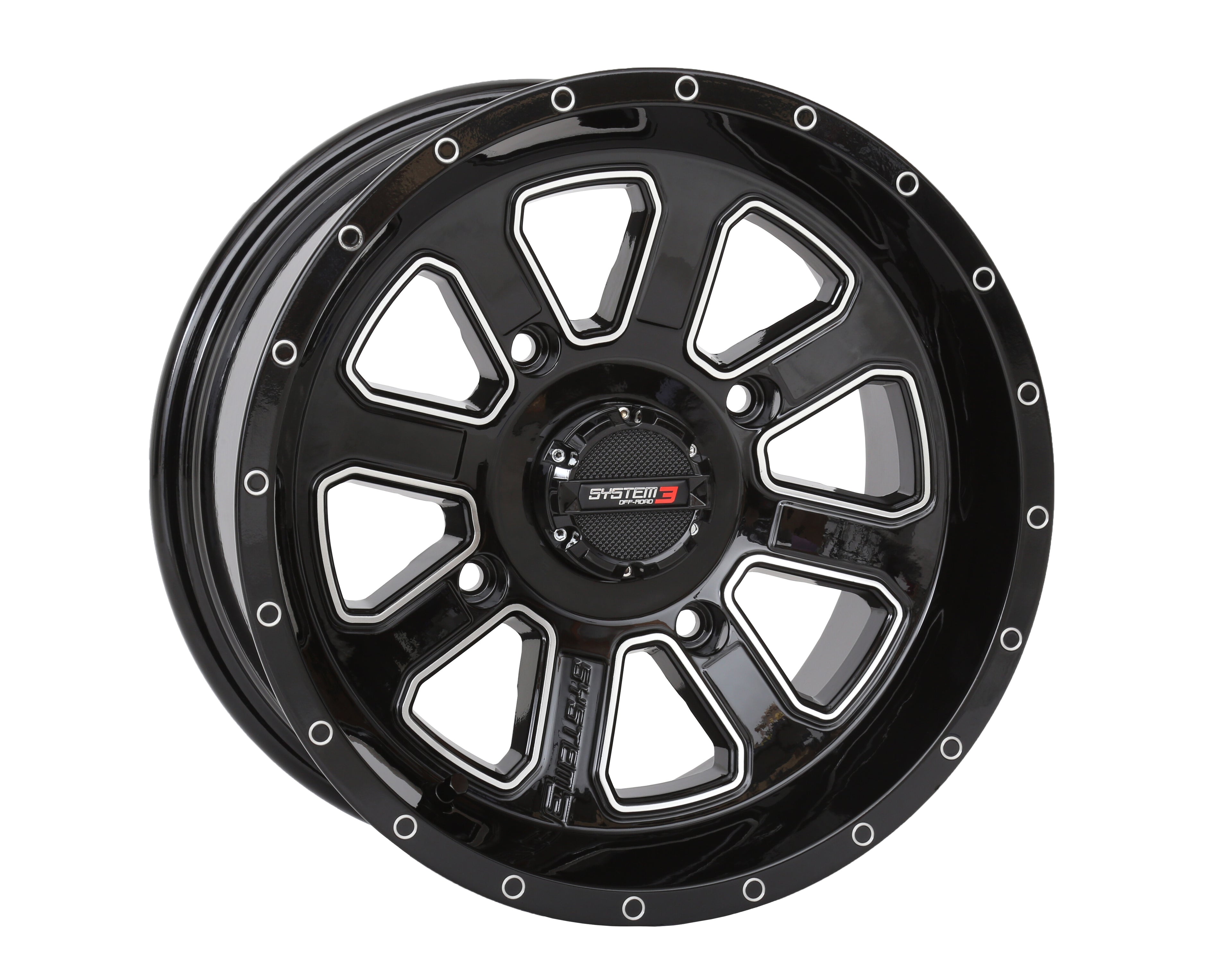 St4 Wheel 14X7 4+3 (+10Mm) 4/110 Gloss Black/Machined