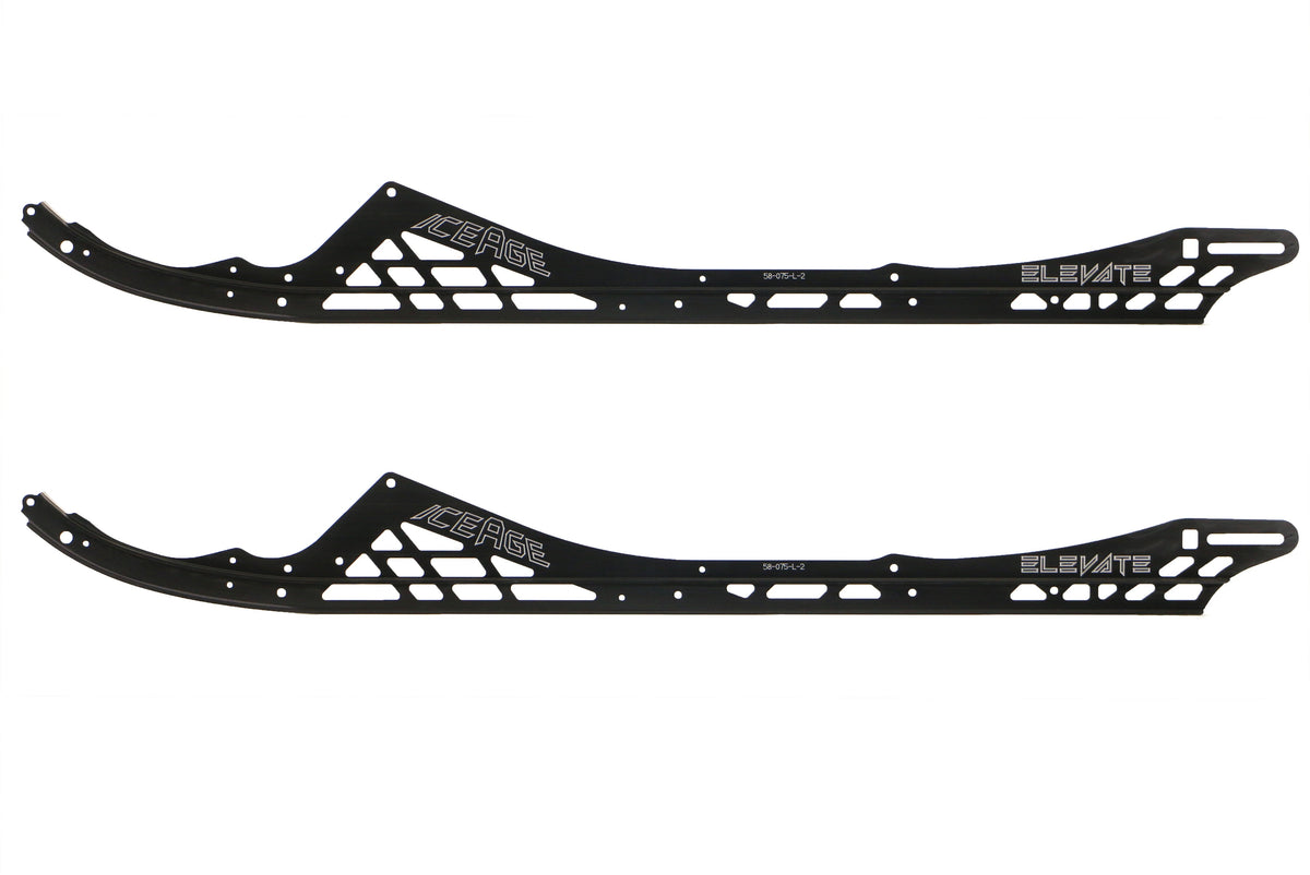 IceAge Ascender ELEVATE Rails — Arctic Cat Twin-Rail / Yamaha Sidewinder M-TX