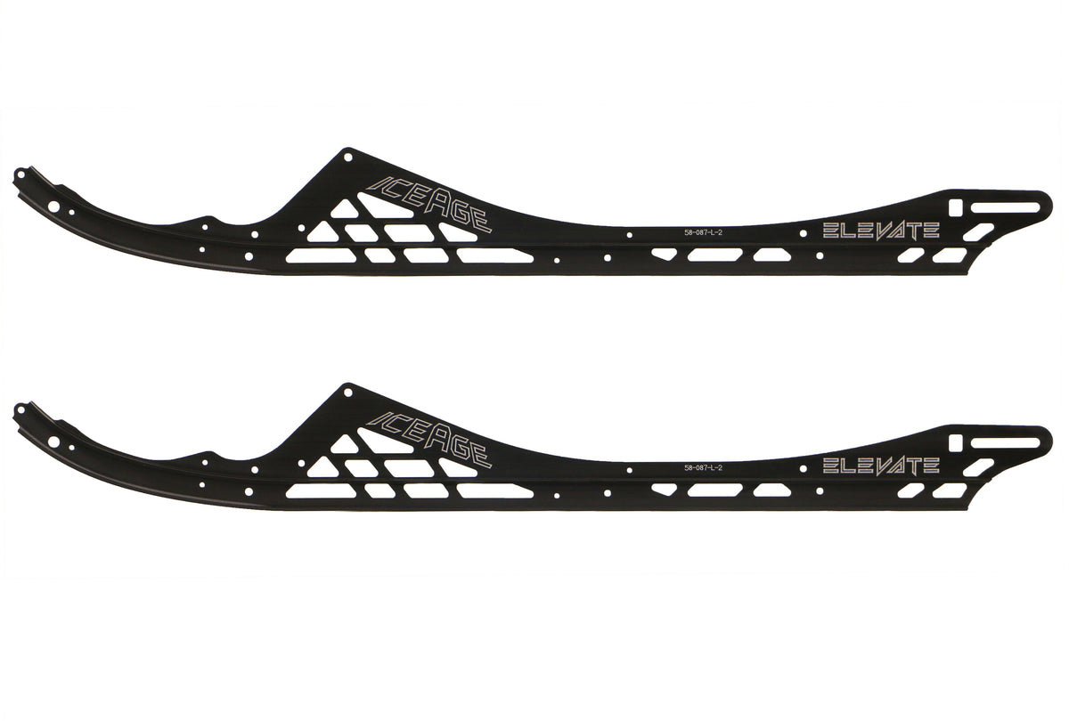 IceAge Ascender ELEVATE Rails — Arctic Cat Twin-Rail / Yamaha Sidewinder M-TX