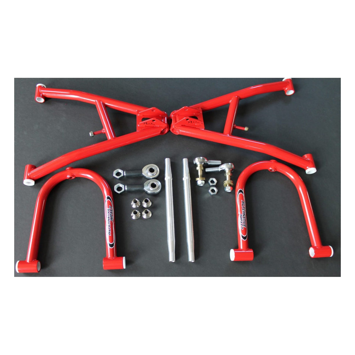 Alternative Impact 34" True Clearance Chromoly A-Arm Kit, Polaris RMK AXYS / Matryx 2016–2026, Red