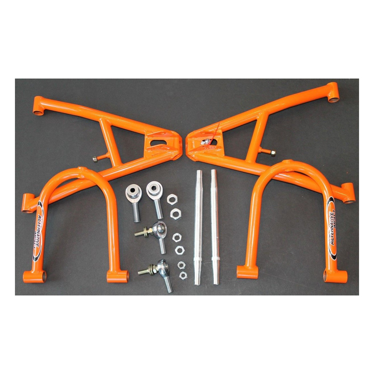 Alternative Impact 34" True Clearance Chromoly A-Arm Kit, Polaris RMK AXYS / Matryx 2016–2026, Orange