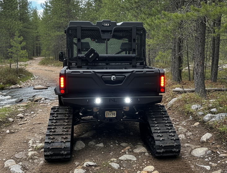 Can-Am Defender Rear Bumper with LED Lights
