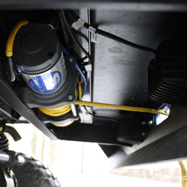 Can-Am Defender HD11 Rear Winch Bumper with LED Lights