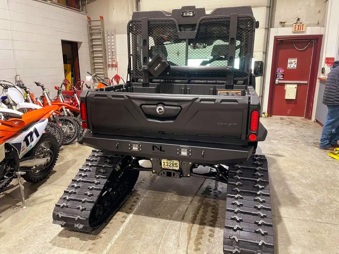 Can-Am Defender Rear Winch Bumper with LED Lights