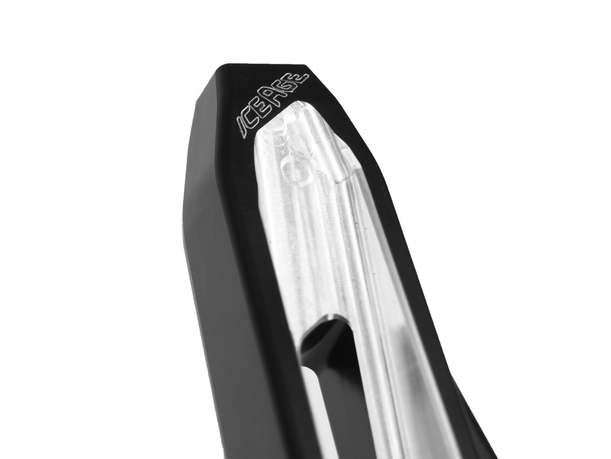 IceAge ELEVATE spindle, logo detail