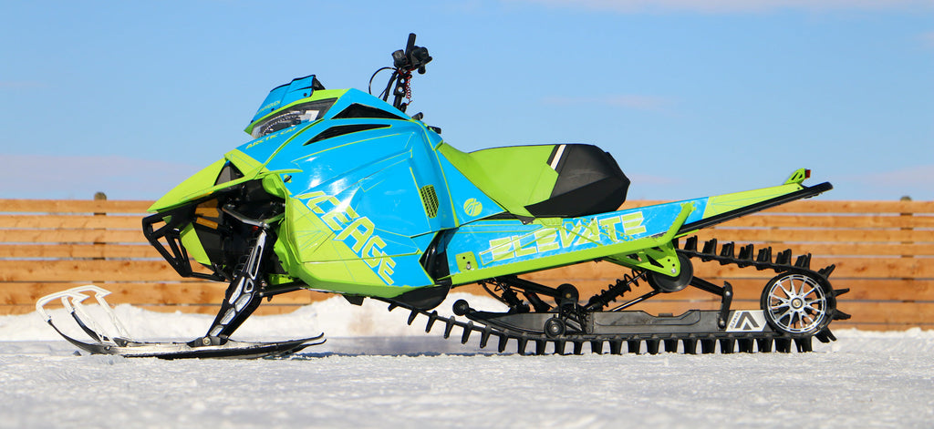 IceAge HELLFIRE 10 inch wheel on skid