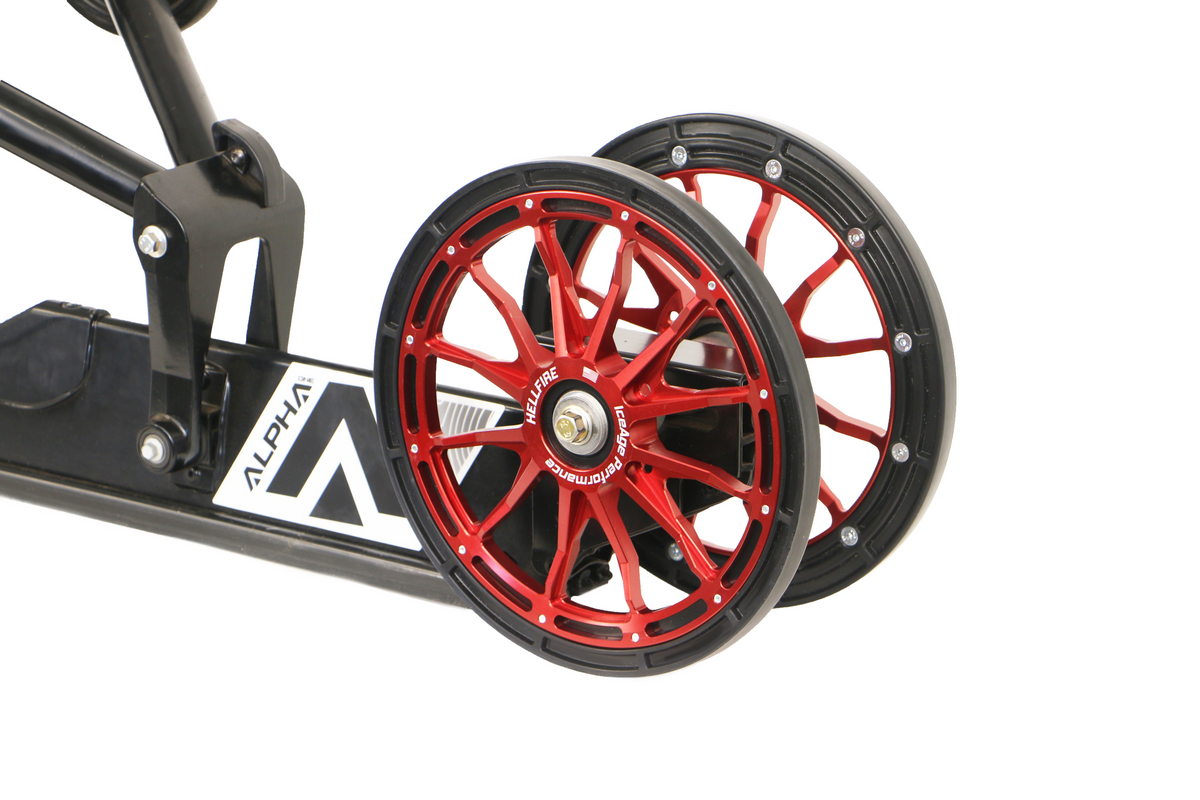 IceAge HELLFIRE 10 inch wheel, red