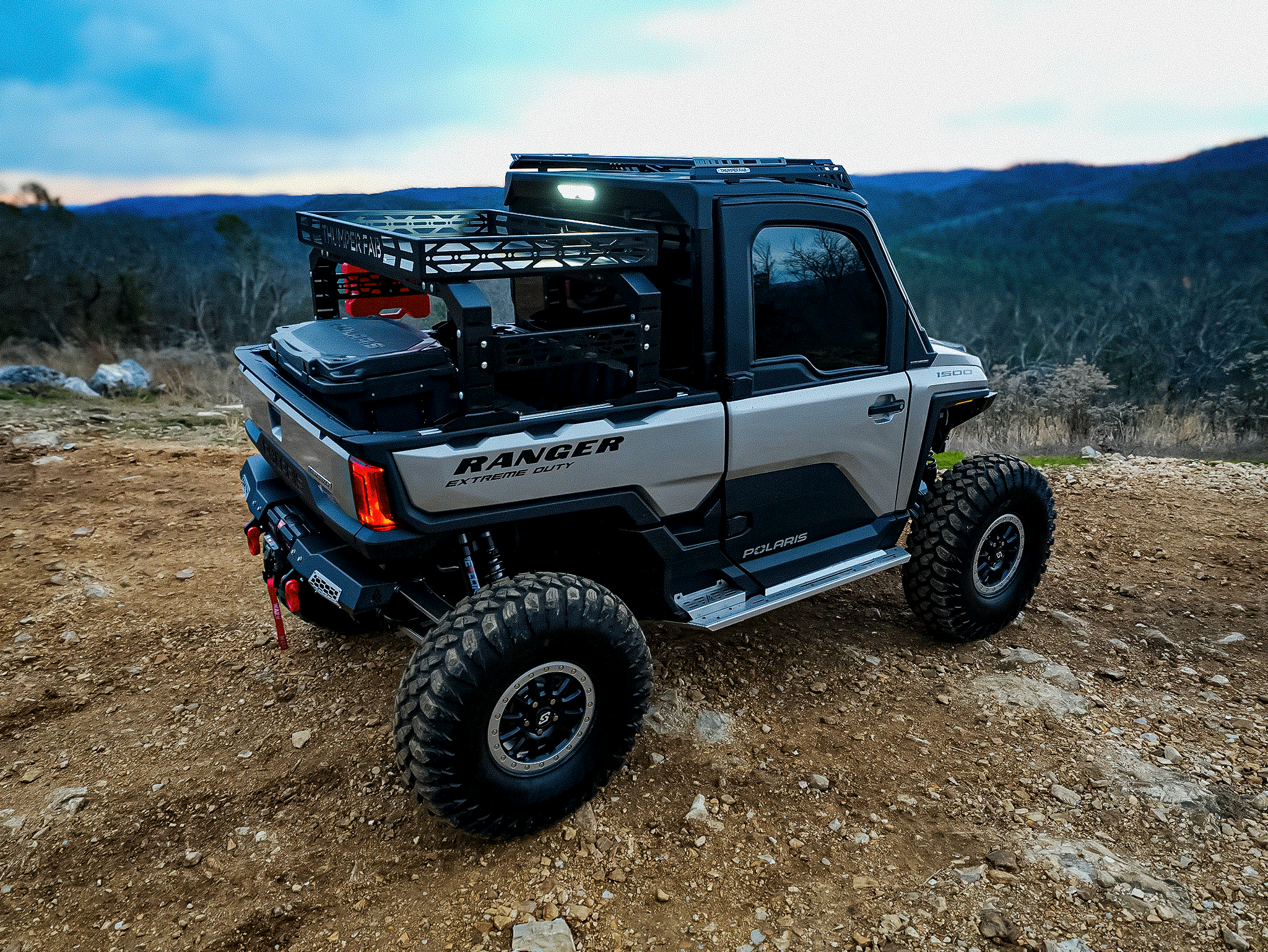 Thumper Fab Adjustable UTV Bed Rack