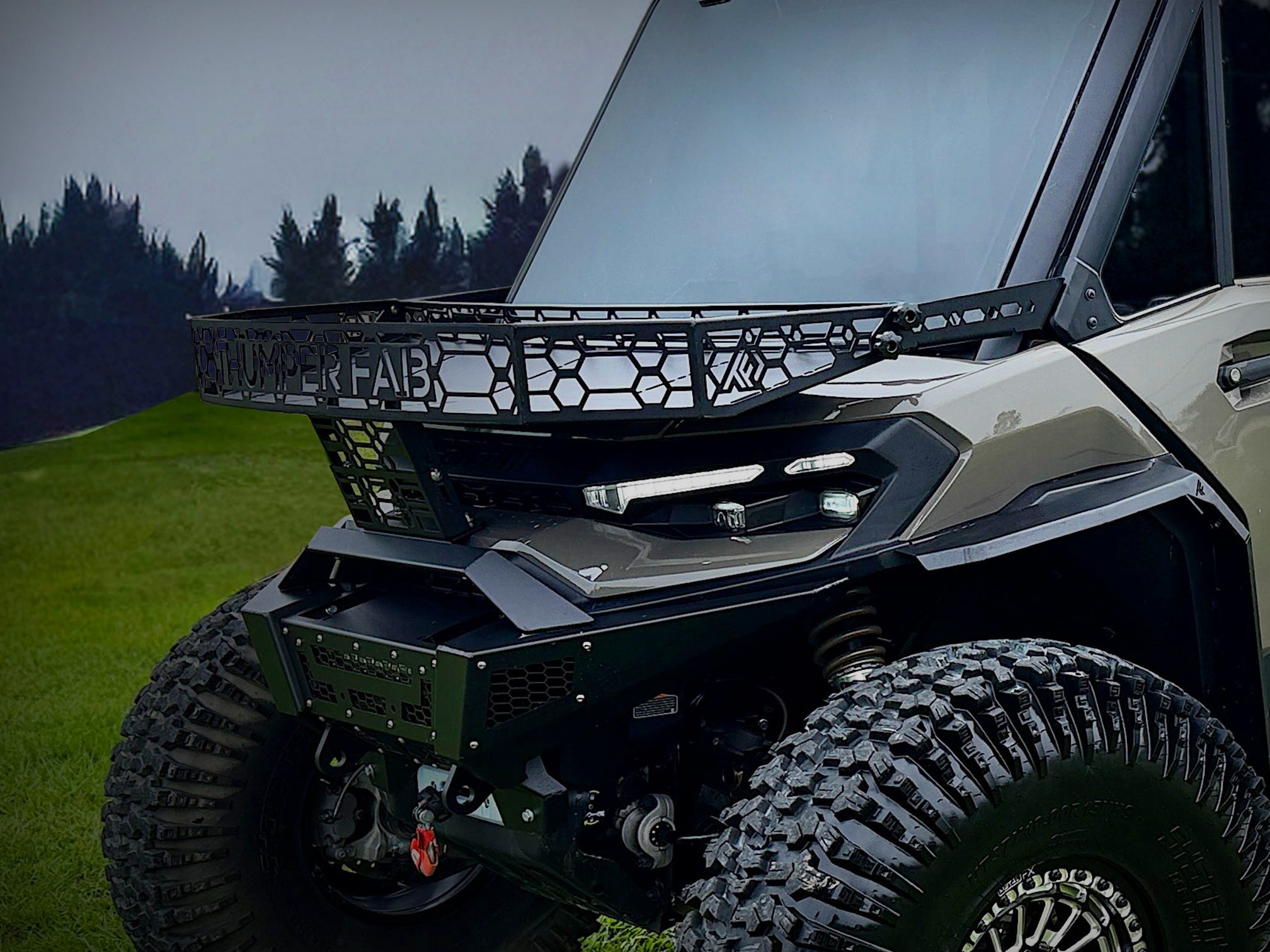 Can-Am Defender HD11 Hood Rack (OEM & THUMPER Bumper)