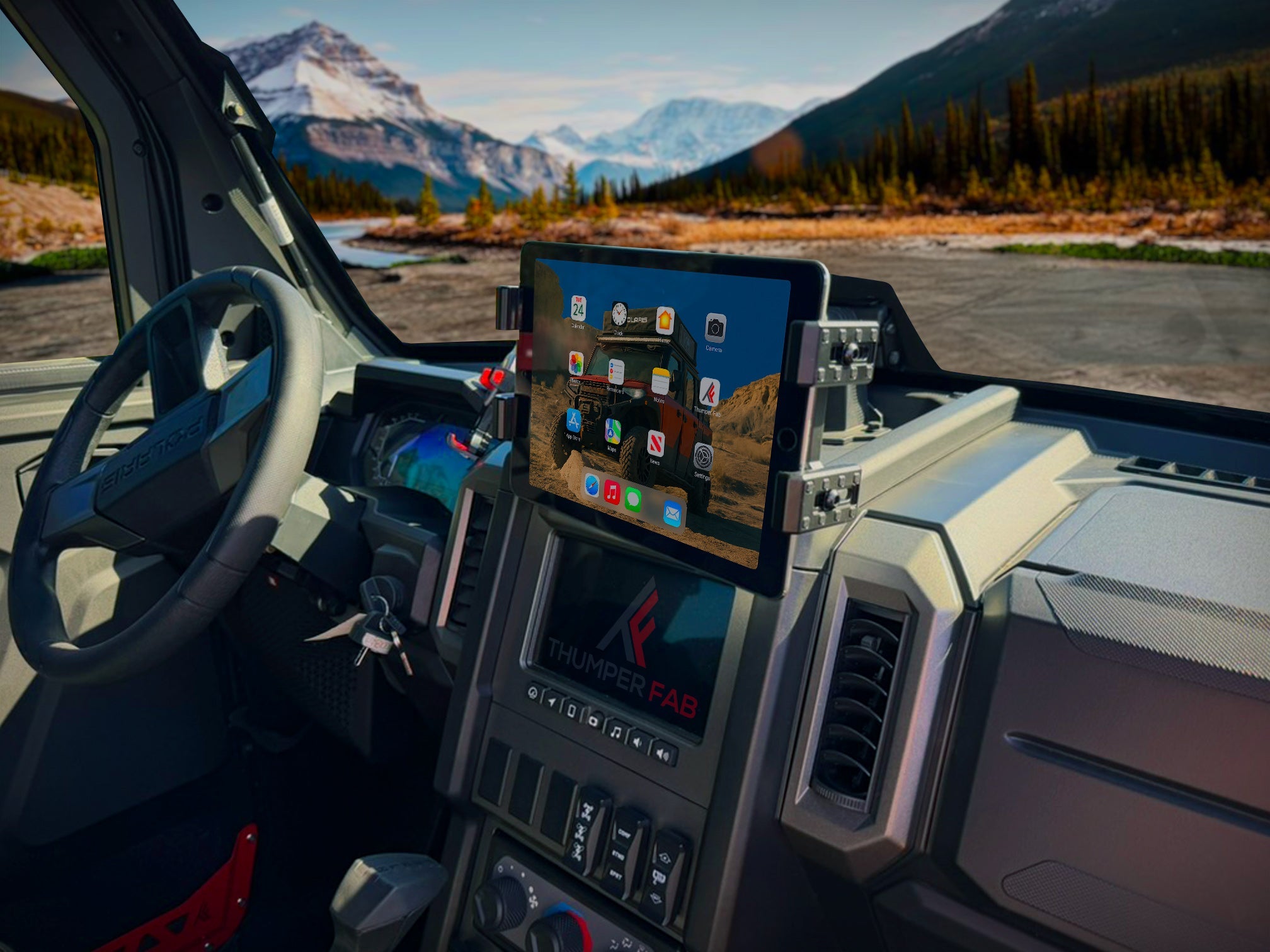 Polaris Xpedition Tablet Dash Mount