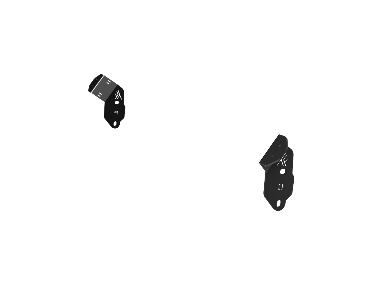 CFMOTO UForce U10 Pro A-Pillar Light Mounts