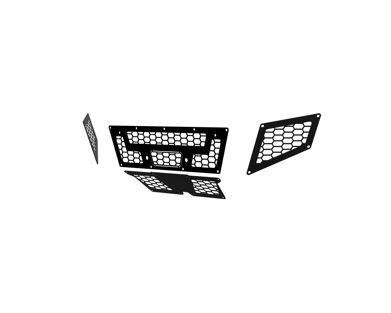 Can-Am Defender HD11 Front Winch Bumper Accent Panels