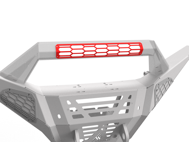 Polaris Xpedition Front Winch Bumper - Bull Bar Light Cover Kit