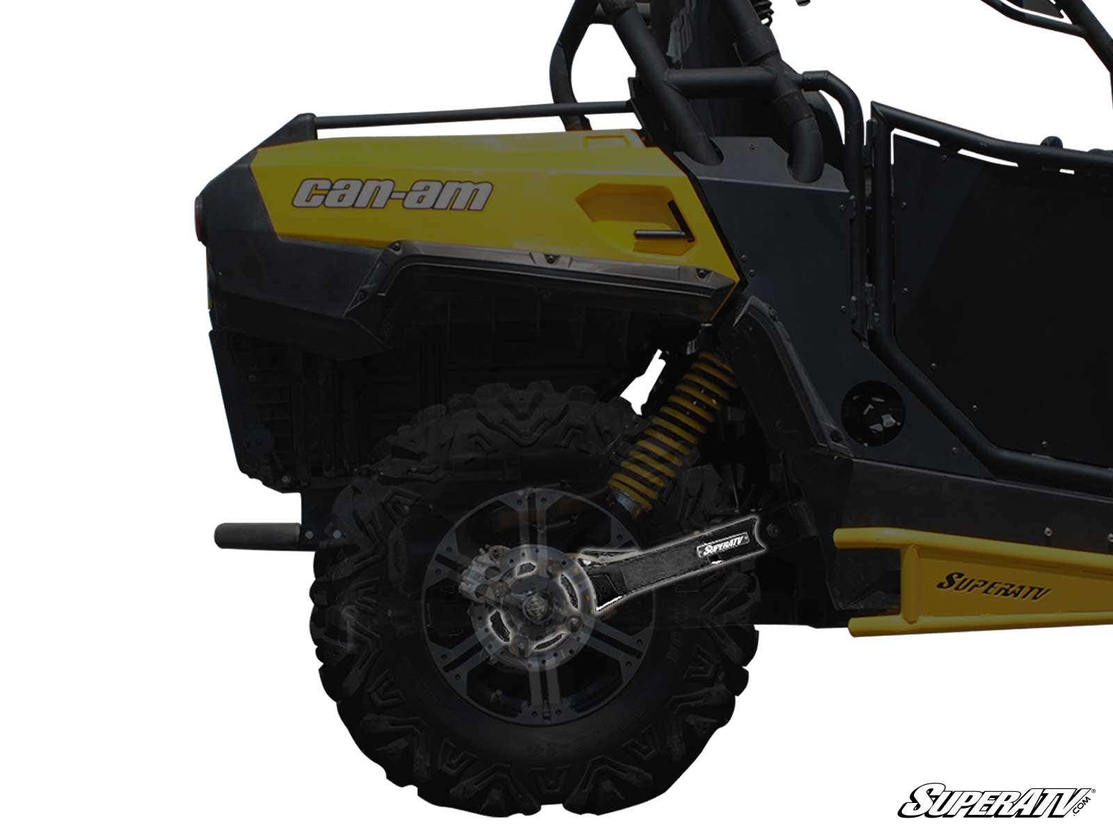 Can-Am Commander Rear Trailing Arms — Black by SuperATV