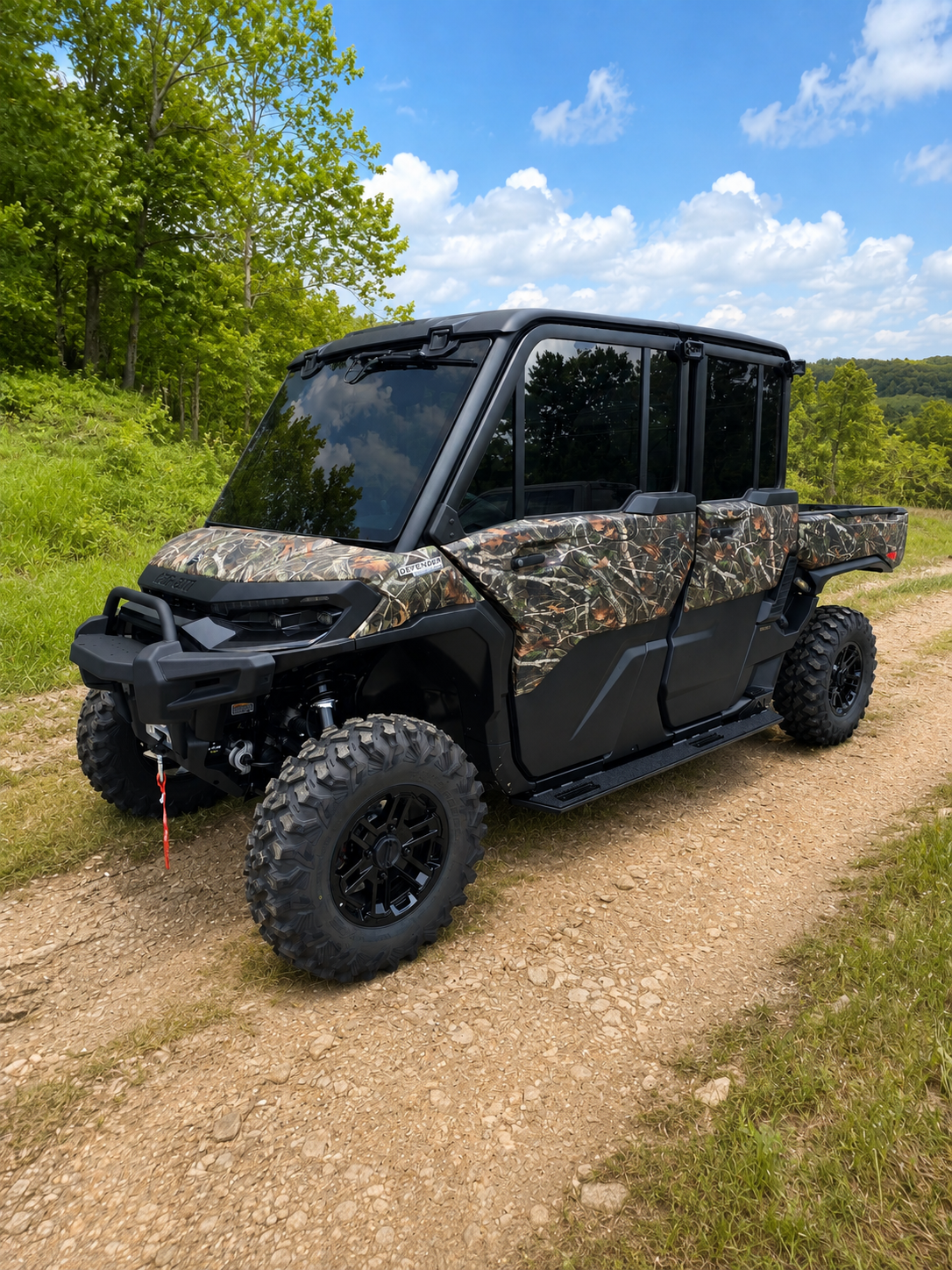 Can-Am Defender HD11 MAX Rock Sliders & Side Steps