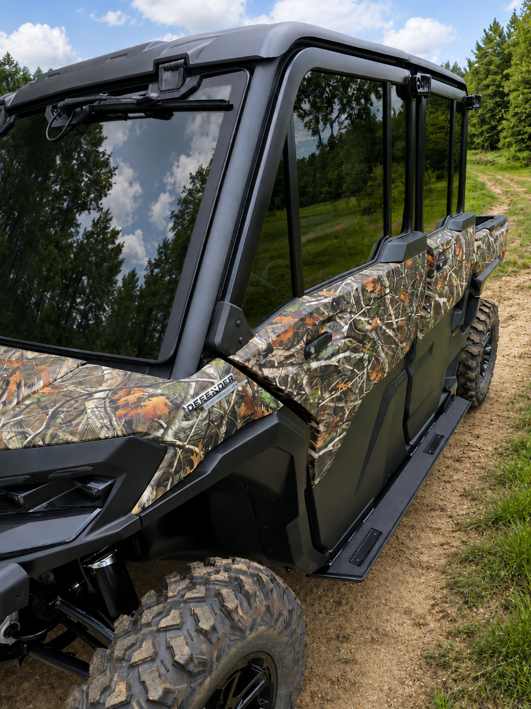 Can-Am Defender HD11 MAX Rock Sliders & Side Steps