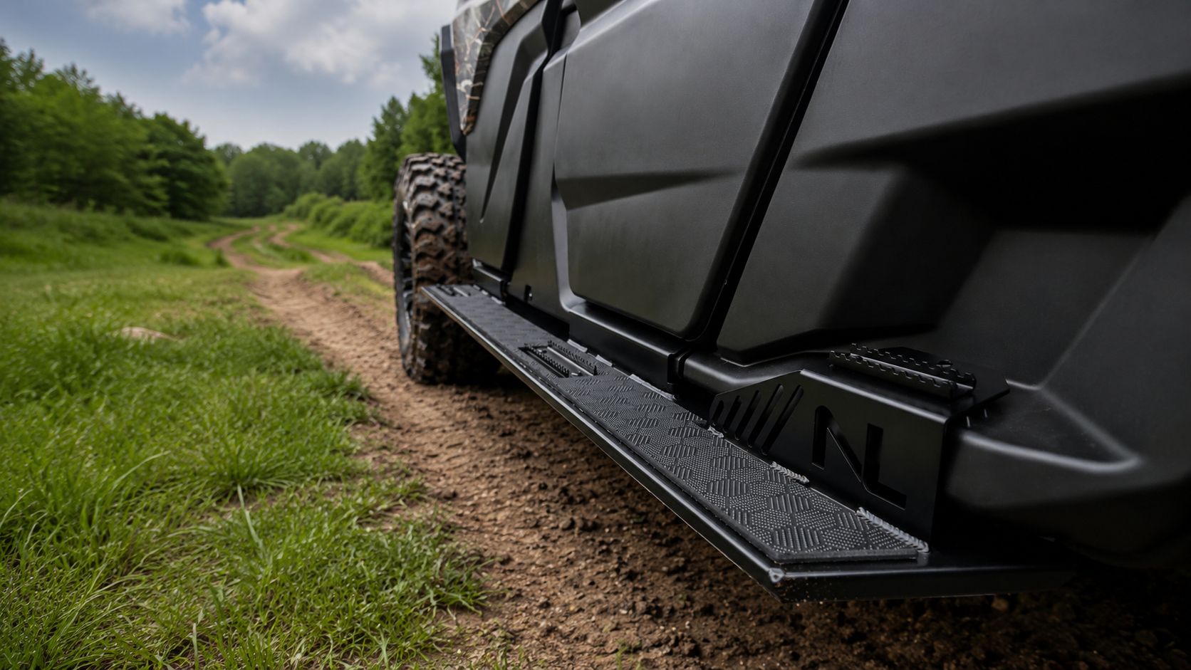 Can-Am Defender HD11 MAX Rock Sliders  Side Steps