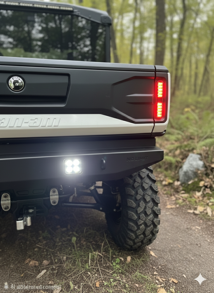 Can-Am Defender HD11 Rear Bumper with LED Lights