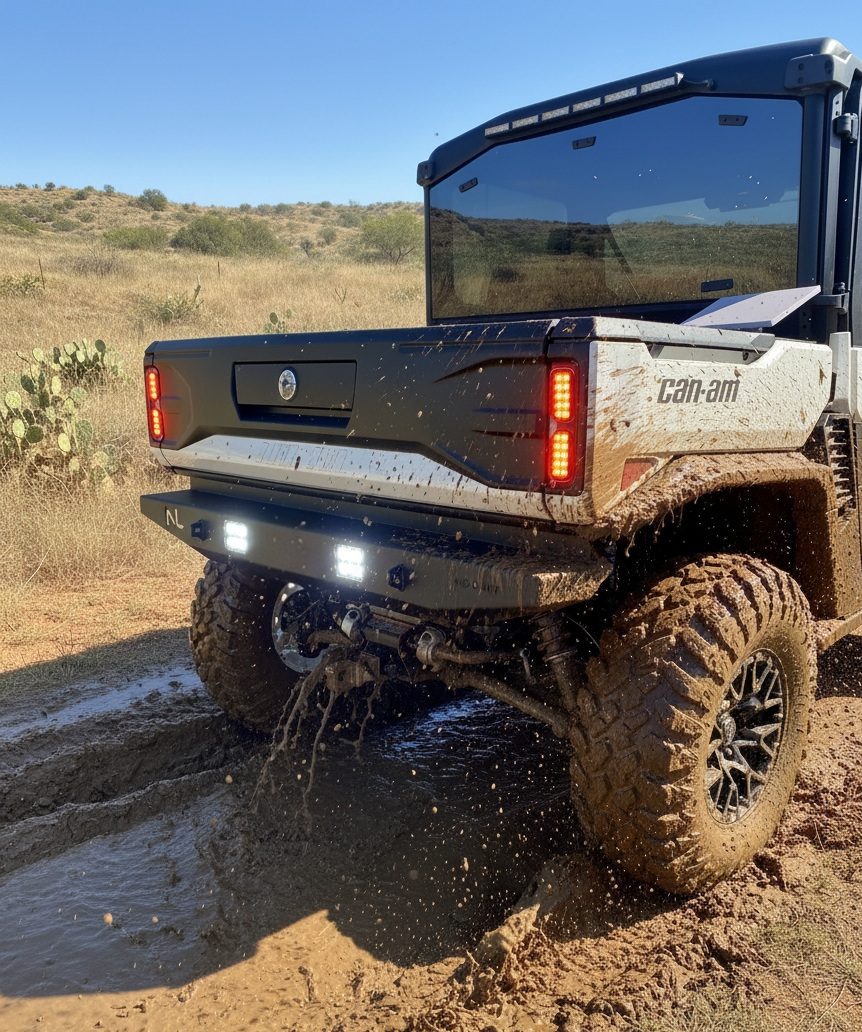 Can-Am Defender HD11 Rear Bumper with LED Lights