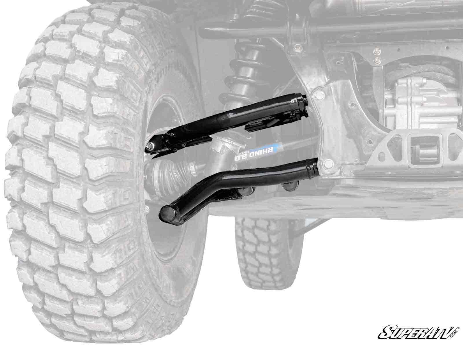 Can-Am Defender 1.5" Forward Offset A-Arms — Black by SuperATV