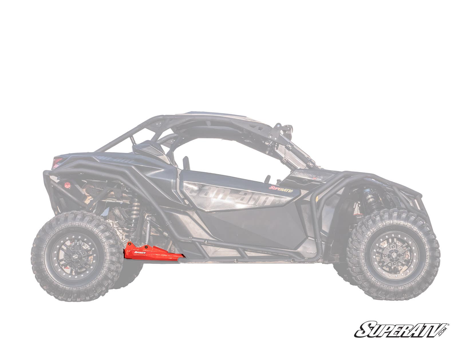 Can-Am Maverick X3 High Clearance Rear Trailing Arms — Black by SuperATV