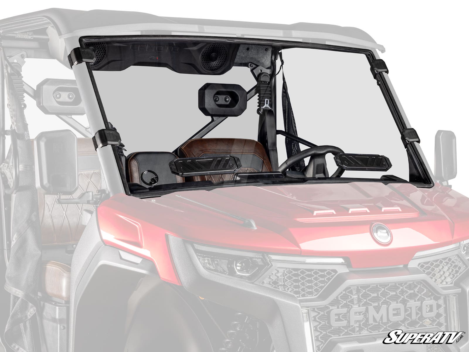 CFMOTO UForce U10 Pro Vented Full Windshield