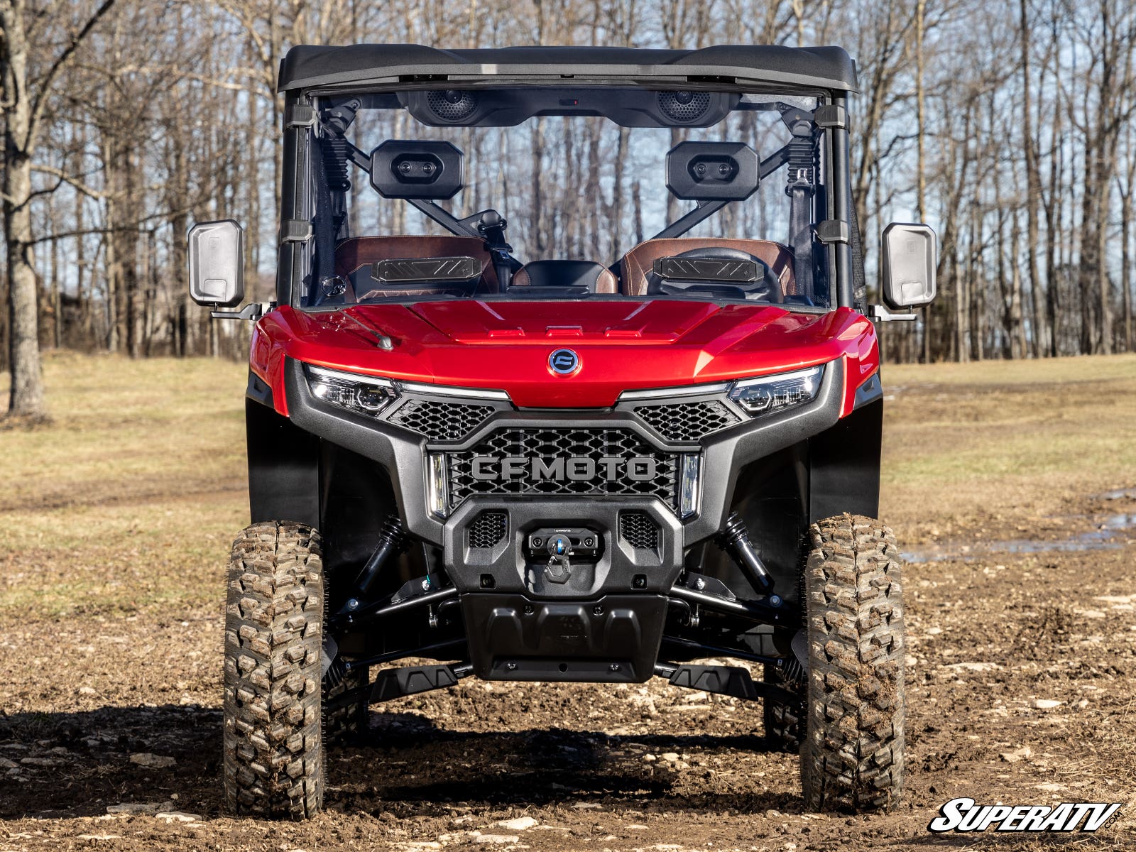 CFMOTO UForce U10 Pro Vented Full Windshield
