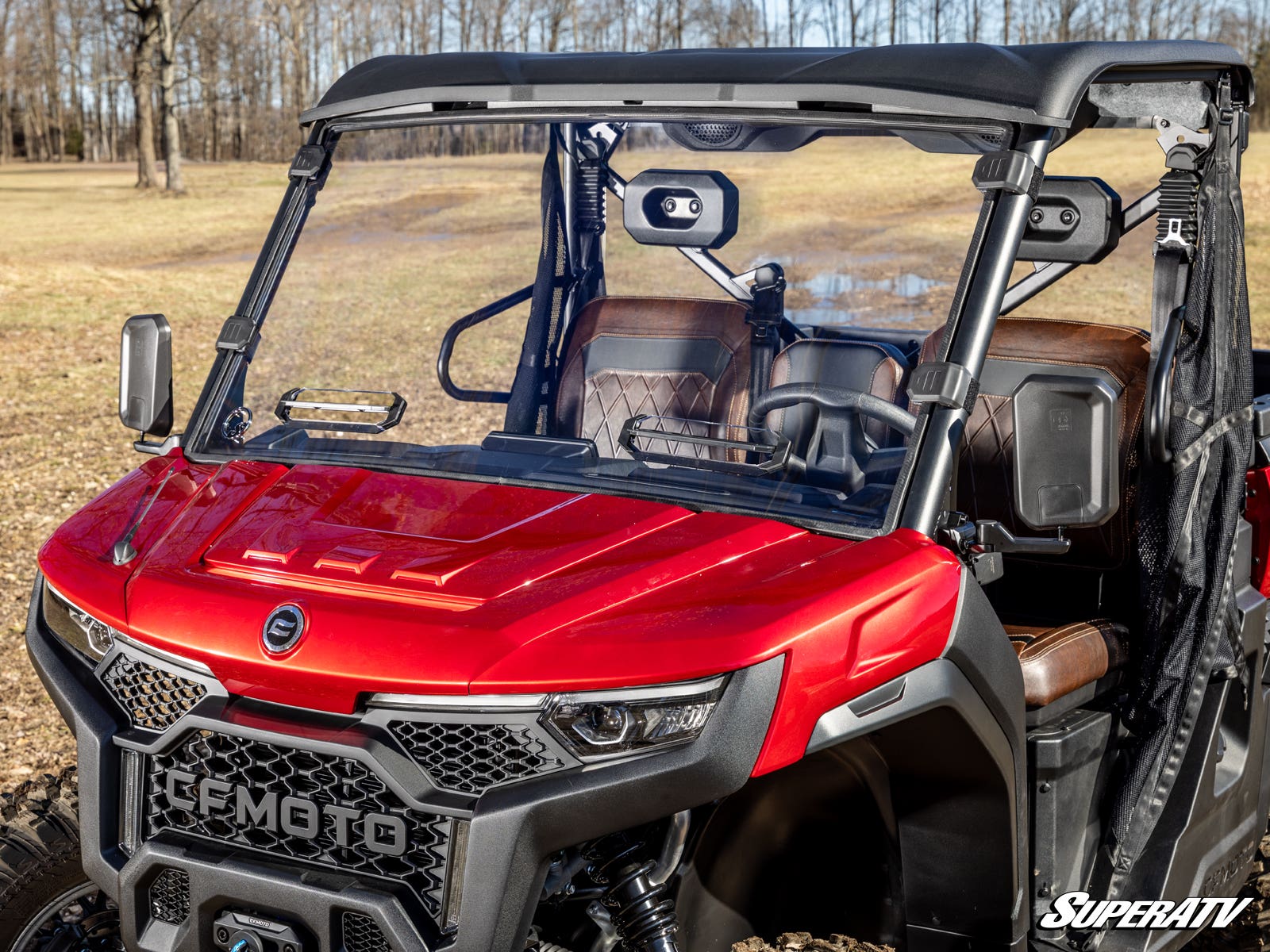 CFMOTO UForce U10 Pro Vented Full Windshield