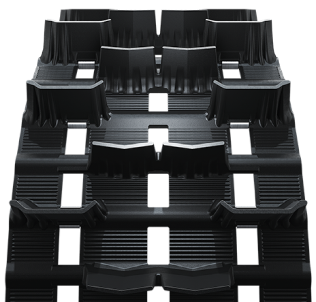 Composit M67-3R tread pattern — representative image for 146 x 15 x 2.62-inch track, 2.86-inch pitch