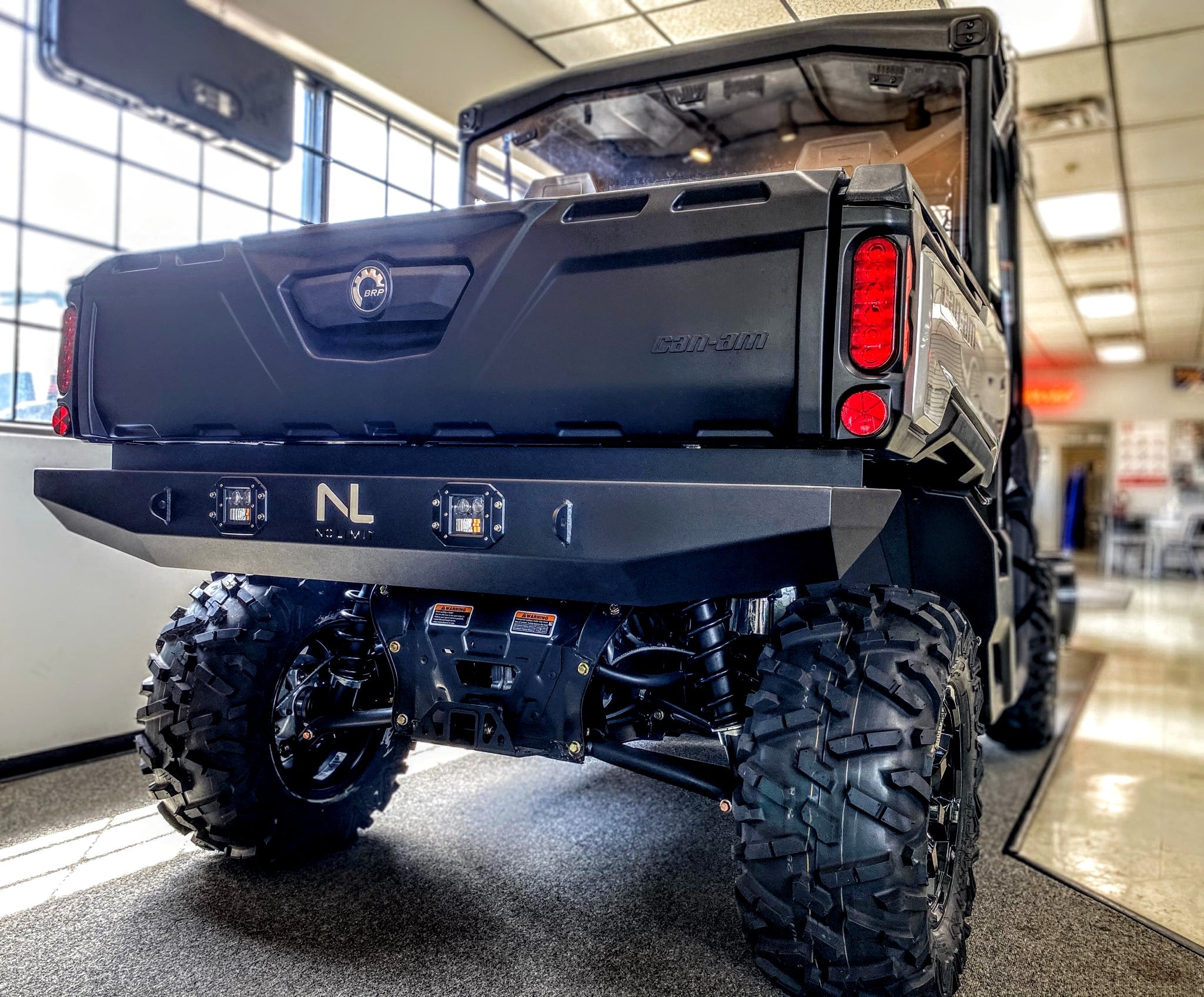 Can-Am Defender Rear Bumper with LED Lights