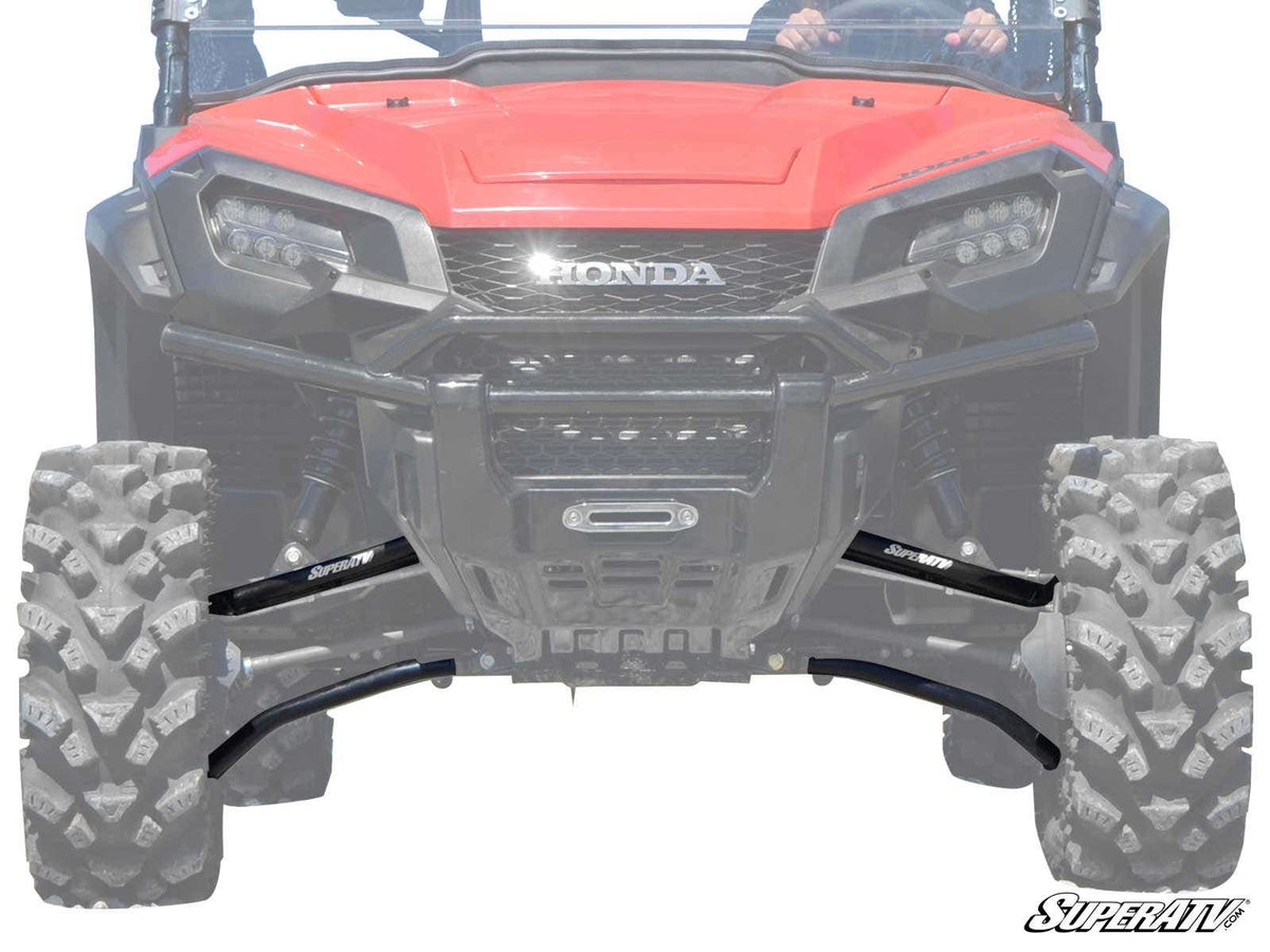 SuperATV Honda Pioneer 1000 high clearance 1.5-inch forward offset A-arms (2016-2021)