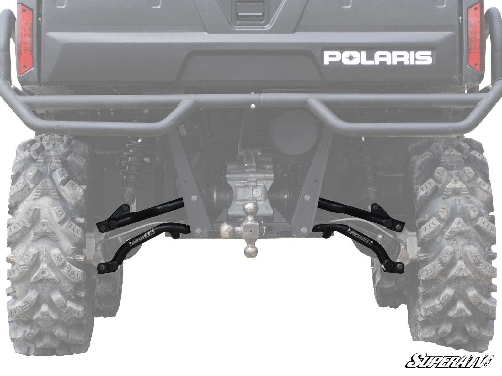 Polaris Ranger High Clearance A-Arms — Black by SuperATV