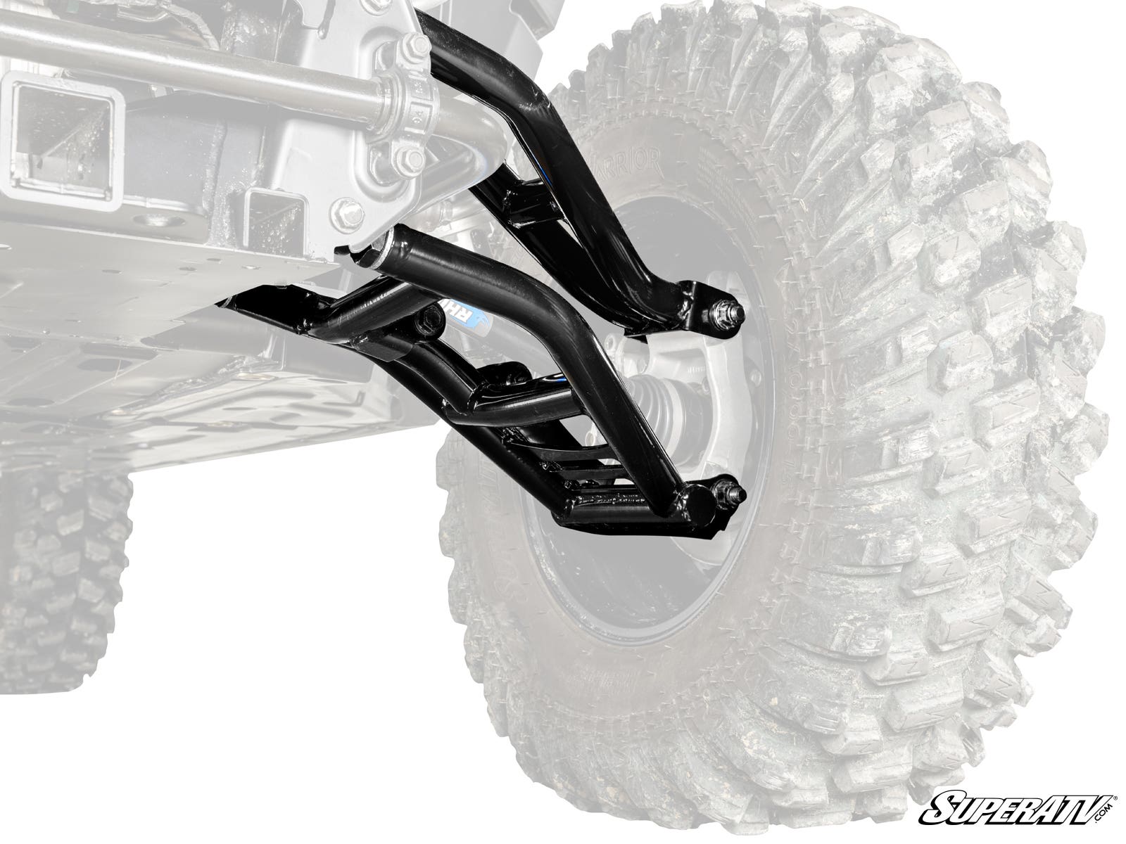 Polaris Ranger XD High Clearance A-Arms — Black by SuperATV