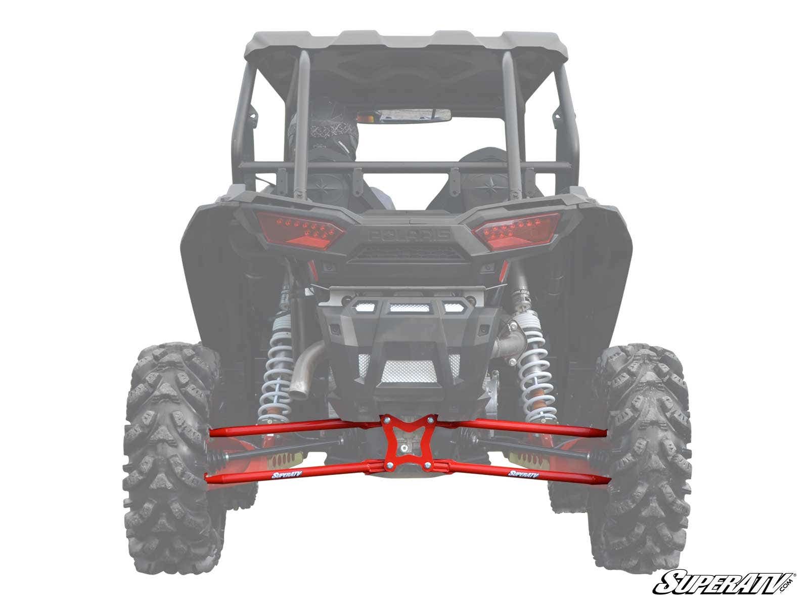 Polaris RZR XP 1000 Tube Radius Arms — Red by SuperATV