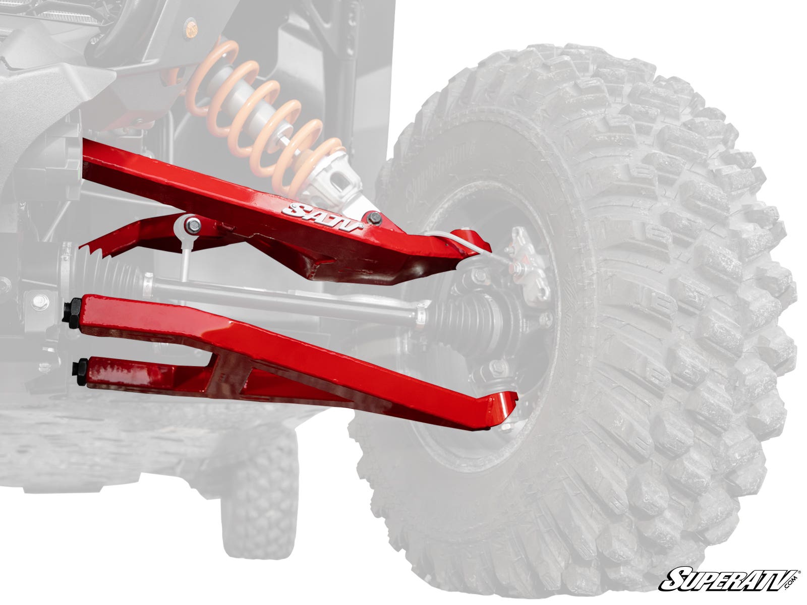 2024+ RZR 1000 Sidewinder Boxed Arms + Standard Duty Ball Joints by A2D Motorsports
