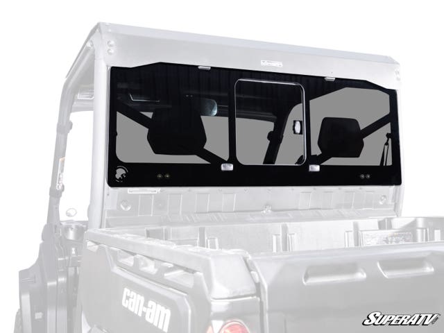 Can-Am Defender HD5 Glass Sliding Rear Windshield