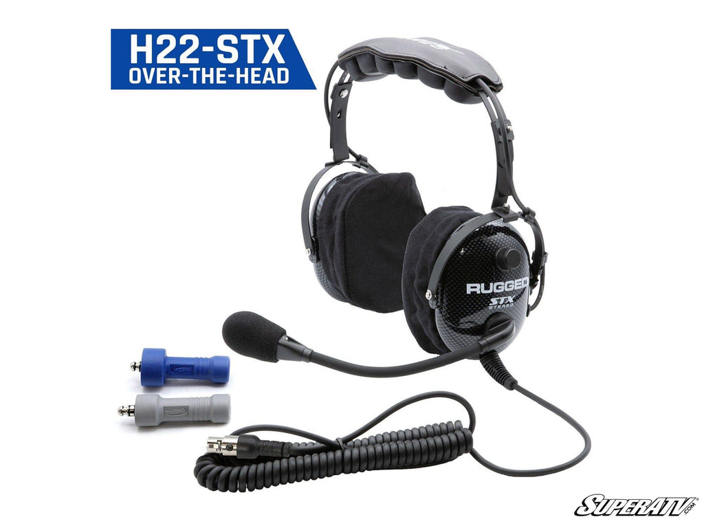Rugged Radios ULTIMATE Alpha Audio Stereo Headset with Volume Control (OTH and BTH)