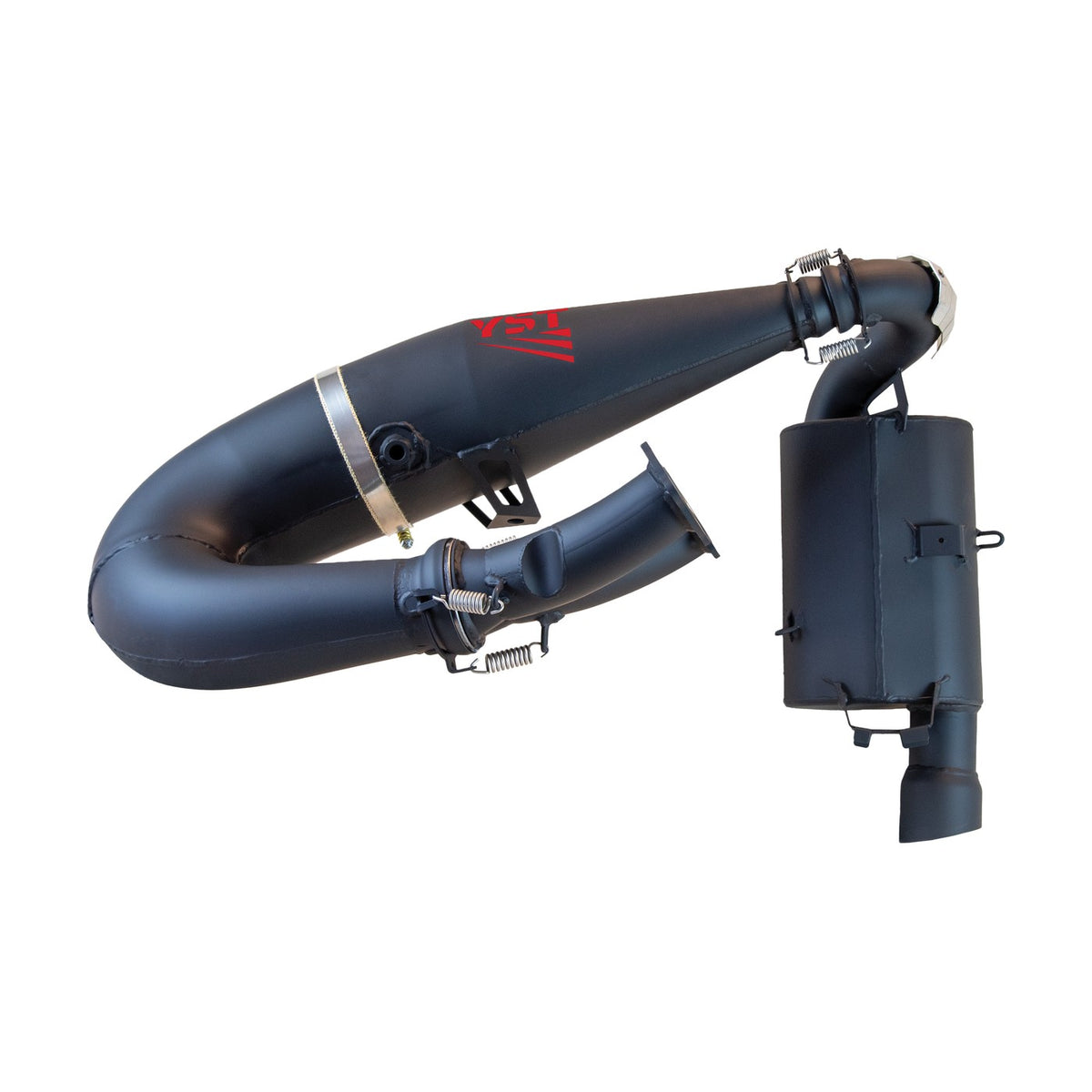 SLP single pipe set with YST pipe and lightweight silencer for Polaris 9R Matryx XCR / Switchback Assault