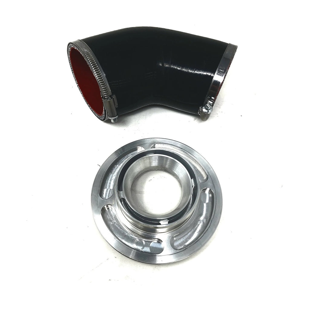 Silber Turbos billet high flow anti-surge turbo inlet and silicone hose for Polaris Patriot Boost
