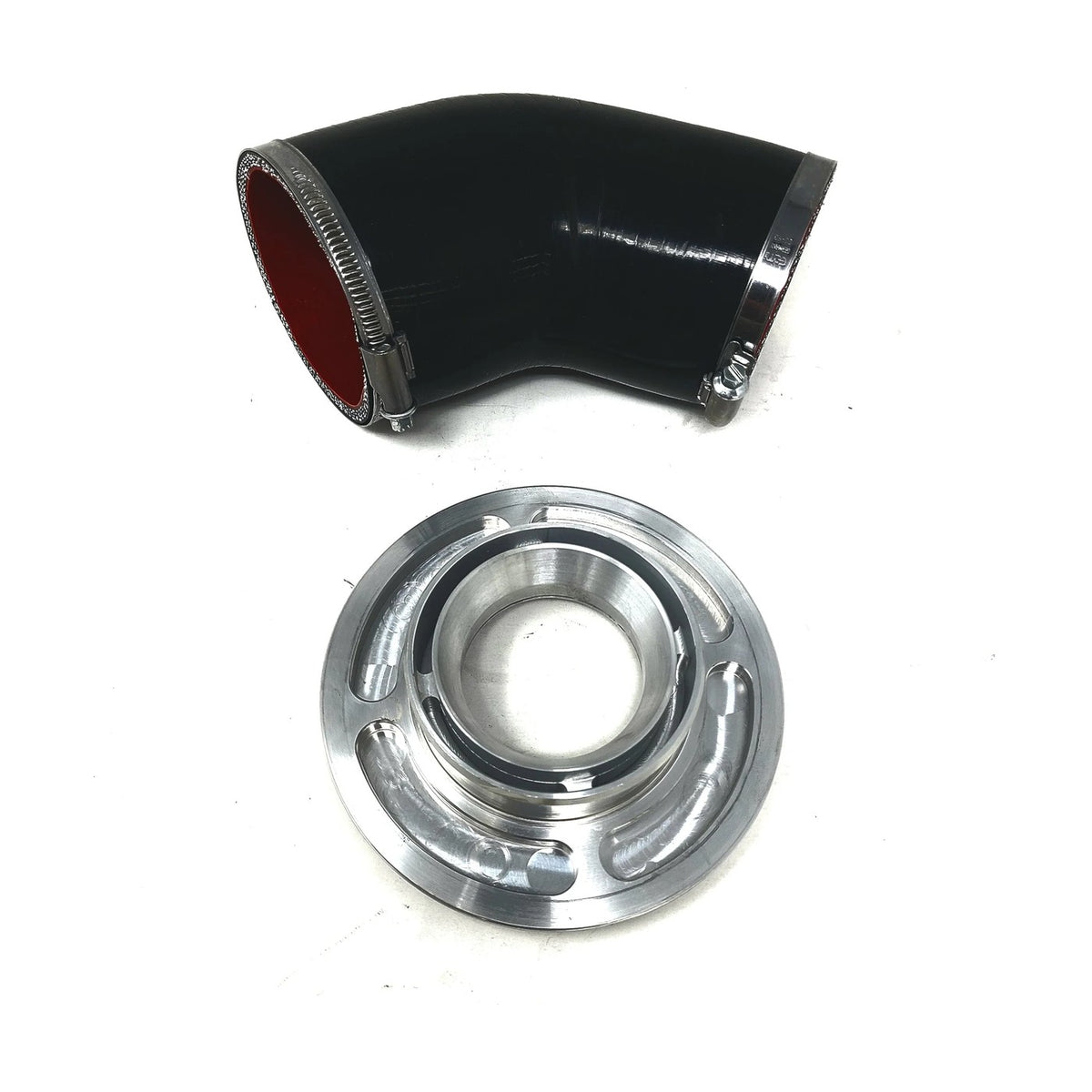 Silber Turbos billet high flow anti-surge turbo inlet and silicone hose for Polaris Patriot Boost