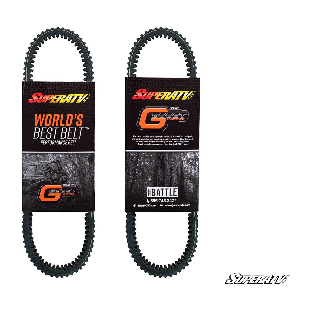 SuperATV World's Best Belt with GBoost technology, optional with the Polaris Xpedition Rev1 clutch kit